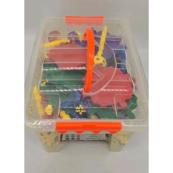 IQ BUILDER STEM Learning Toys Creative Construction Engineering Set W/ Container - Picture 5 of 16